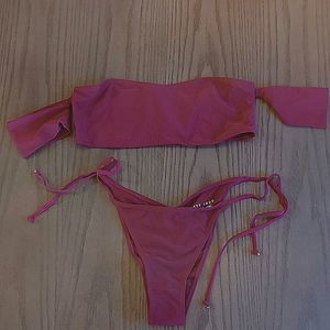 Two Peace Bikini Off The Shoulder